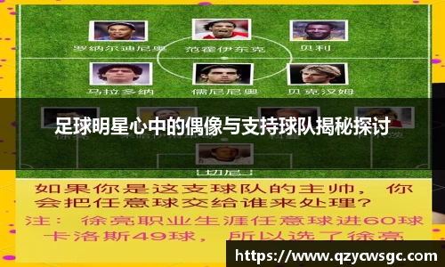 足球明星心中的偶像与支持球队揭秘探讨